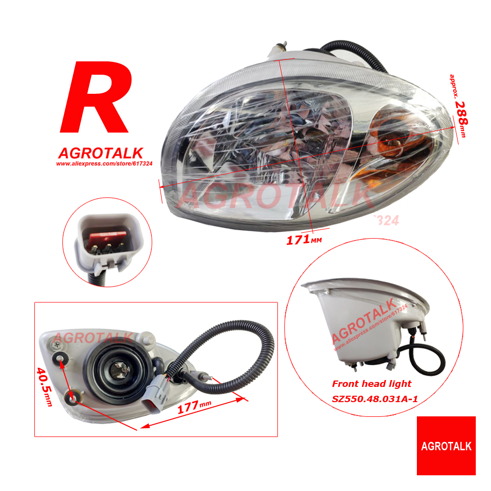 Gardening Tools China - Front head lamp Right / Left