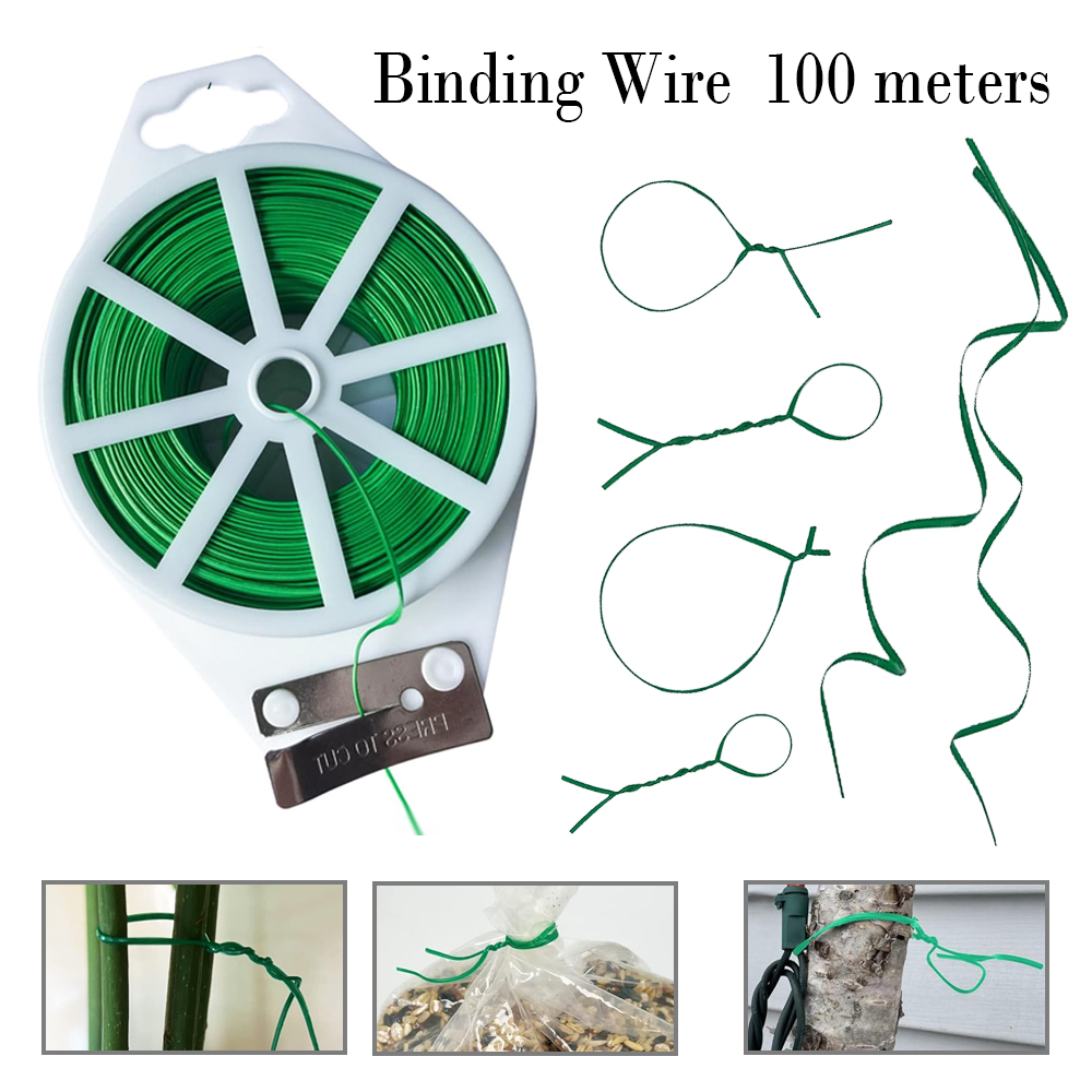 Garden Wire Twist Tie - 1-3pcs 100M Garden Twist Ties Reusable