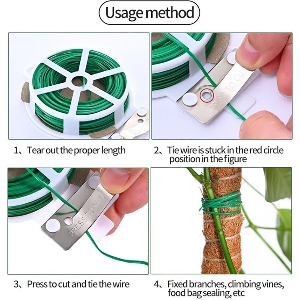 1Pcs Iron Wire Cable Ties Plan - Garden Wire Twist Tie review and price