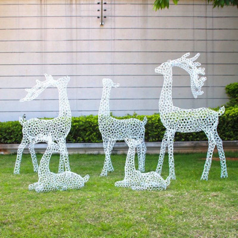 Lawn outdoor hollow sika deer  - Gardening Tools Sketch review and price