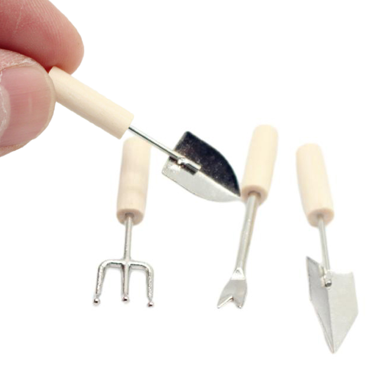 1:12 Dollhouse Miniature Garde - Gardening Tools China review and price