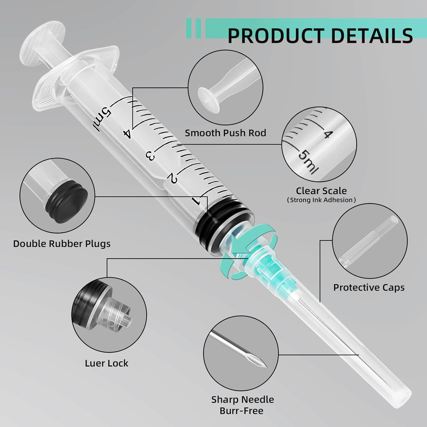5ml Luer Lock Syringe, Suitabl - Fertilizer Dispenser review and price