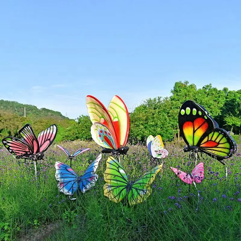 Outdoor butterfly sculpture si - Gardening Tools Sketch review and price