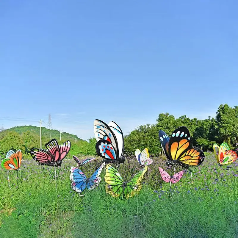 Outdoor butterfly sculpture si - Gardening Tools Sketch review and price