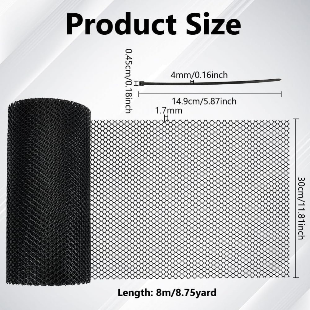 Plastic Wire Mesh Fence 26.2Ft - Garden Wire Twist Tie review and price