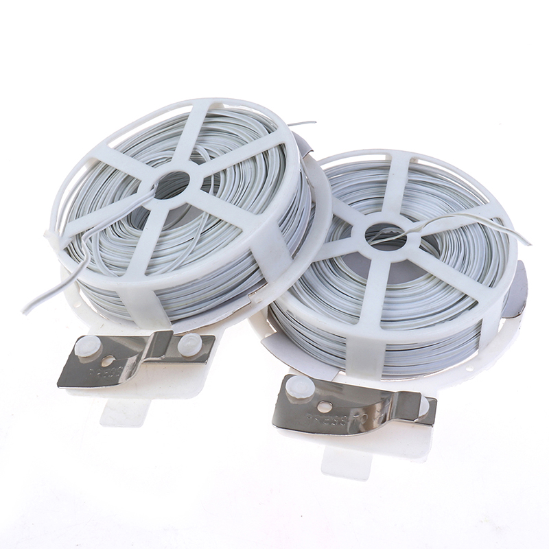 1Pc (50m) White Multi-Function - Garden Wire Twist Tie review and price