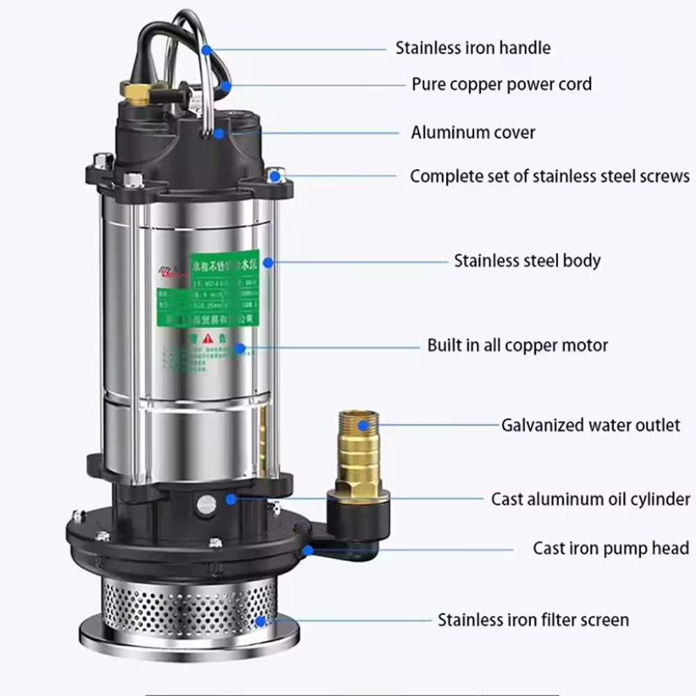 220V Submersible Pump Agricult - Gardening Tools China review and price